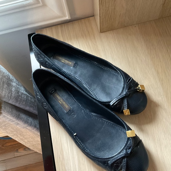 Louis Vuitton Flat Ballerina Navy monogram size 34 - Picture 5 of 6